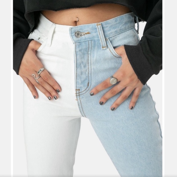 Adika Color Block Jeans - Picture 1 of 11